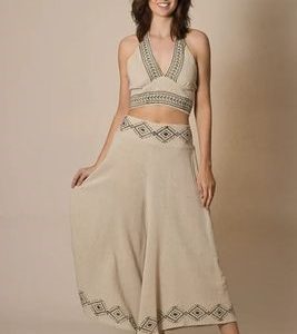 Conjunto Gaia asimétrico algodón